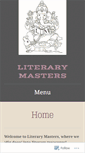 Mobile Screenshot of literarymasters.net